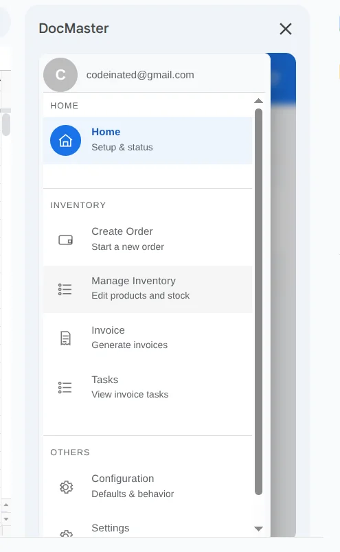 DocMaster overview diagram